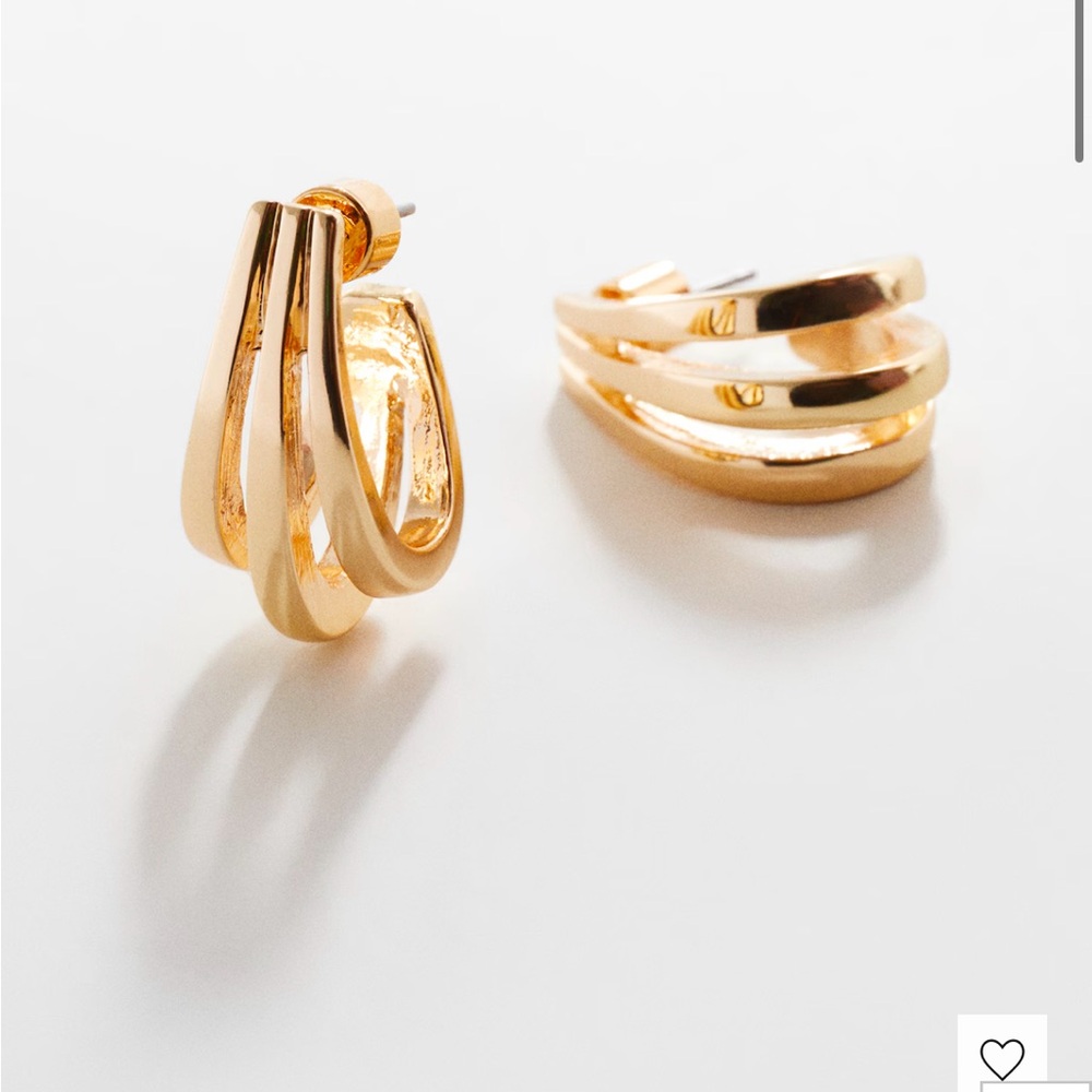 NEW Mango Gold Earrings